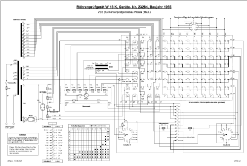 Röhrenprüfgerät W18K; Funke, Max, Weida/Th (ID = 2743046) Equipment