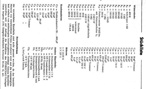 Allwellen-Frequenzmesser M4; Funkschau, Franzis- (ID = 916637) Kit
