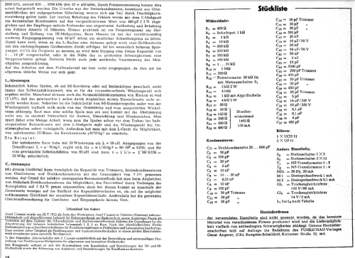 Allwellen-Frequenzmesser M4; Funkschau, Franzis- (ID = 917115) Kit