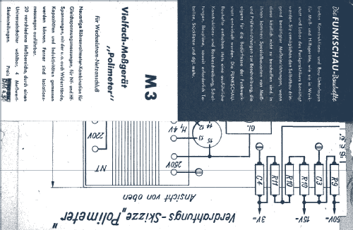 Polimeter Bauheft M3; Funkschau, Franzis- (ID = 2023387) Kit