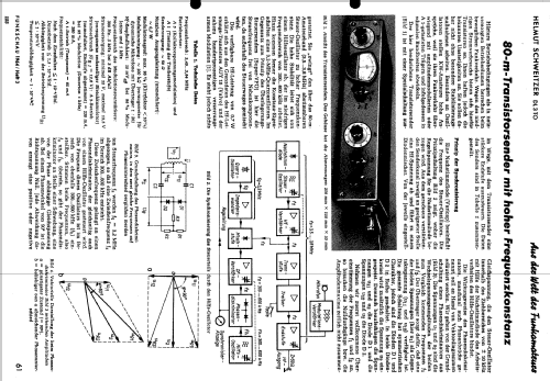 Transistorsender 80m ; Funkschau, Franzis- (ID = 1067325) Amateur-T