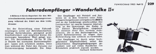 Wanderfalke II ; Funkschau, Franzis- (ID = 1206100) Radio