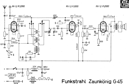 Zaunkönig G45; Funkstrahl-Ges. für (ID = 1049805) Radio