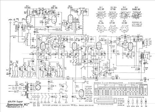 AM/FM-Super Dominante W2n; Funkwerk Dresden, (ID = 1766196) Radio