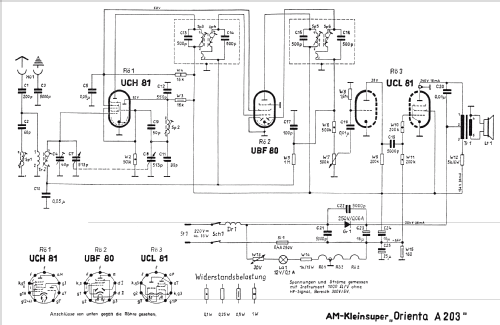 Orienta A203; Funkwerk Dresden, (ID = 313905) Radio