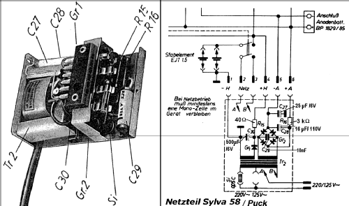 Netzteil 1155.1A1; Funkwerk Halle FWH, (ID = 359596) Strom-V