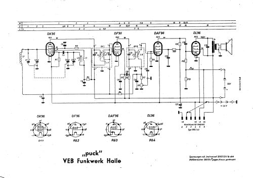 Puck 1151.7; Funkwerk Halle FWH, (ID = 3076155) Radio