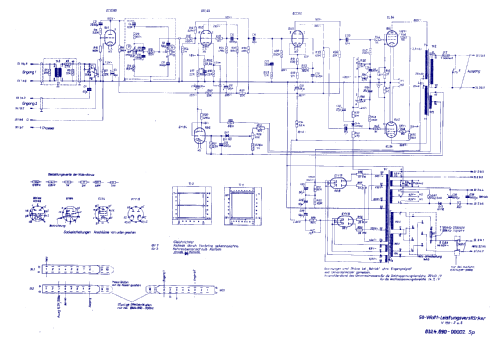 NF-Leistungsverstärker PV 890-50 V150 Typ 8324.890; Funkwerk Kölleda, (ID = 2487159) Ampl/Mixer