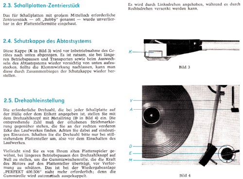 Perfekt 406; Funkwerk Zittau, VEB (ID = 1987444) Ton-Bild