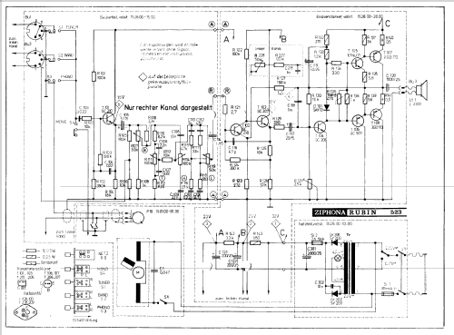 Rubin 523; Funkwerk Zittau, VEB (ID = 332230) R-Player