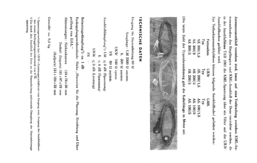 Teilnehmeranschlussdose TAD1001; Funkwerkstätten (ID = 2329023) Divers