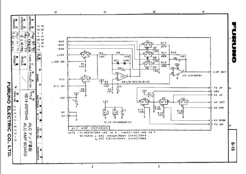 SSB Radiotelephone FS-1562A; Furuno Electric Co., (ID = 1815216) Commercial TRX