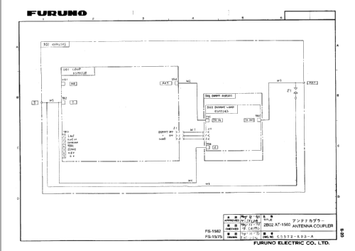 SSB Radiotelephone FS-1562A; Furuno Electric Co., (ID = 1815217) Commercial TRX