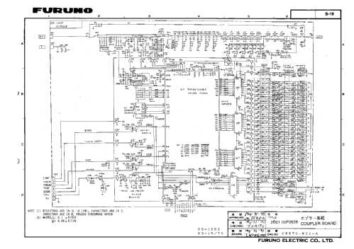 SSB Radiotelephone FS-1562A; Furuno Electric Co., (ID = 1815219) Commercial TRX