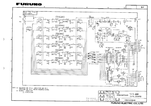 SSB Radiotelephone FS-1562A; Furuno Electric Co., (ID = 1815232) Commercial TRX