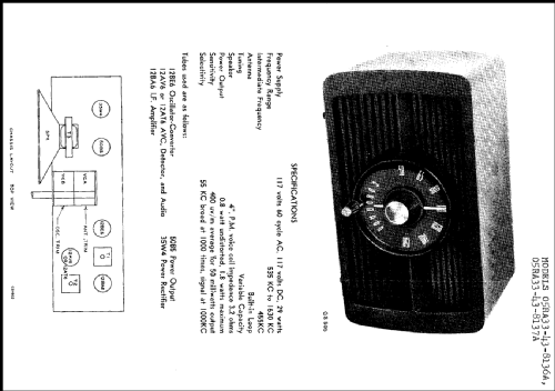 Coronado Clipper 05RA33-43-8136A; Gamble-Skogmo, Inc.; (ID = 223733) Radio