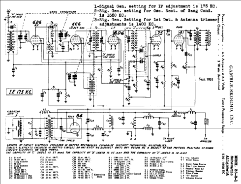 26-R-1 ; Gamble-Skogmo, Inc.; (ID = 363213) Car Radio