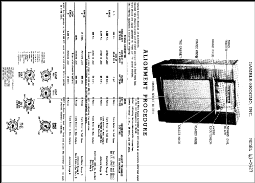 43-6927 ; Gamble-Skogmo, Inc.; (ID = 285535) Radio