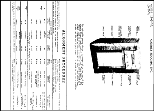 43-7603 ; Gamble-Skogmo, Inc.; (ID = 285549) Radio