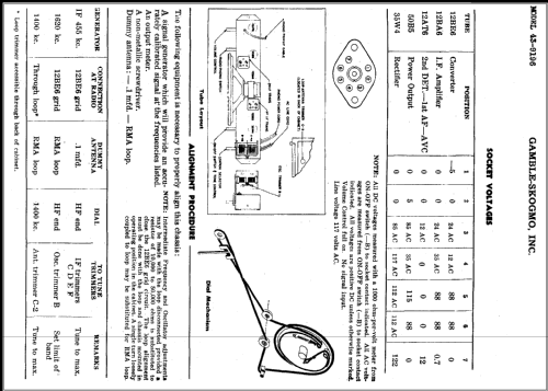 43-9196 ; Gamble-Skogmo, Inc.; (ID = 383342) Radio