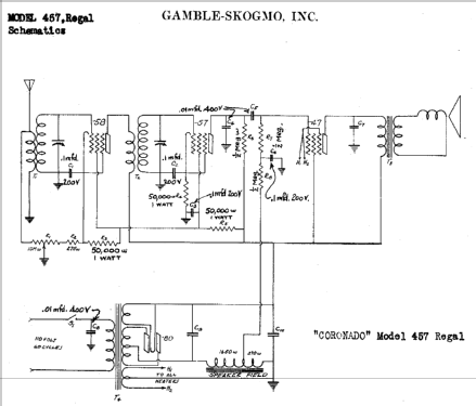 457 regal ; Gamble-Skogmo, Inc.; (ID = 363799) Radio