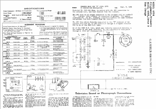 4954 ; Gamble-Skogmo, Inc.; (ID = 376683) Radio