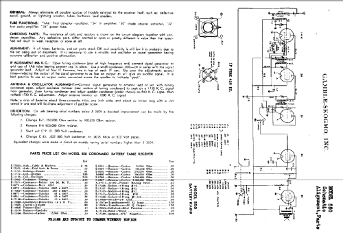 Coronado 550 ; Gamble-Skogmo, Inc.; (ID = 367321) Radio