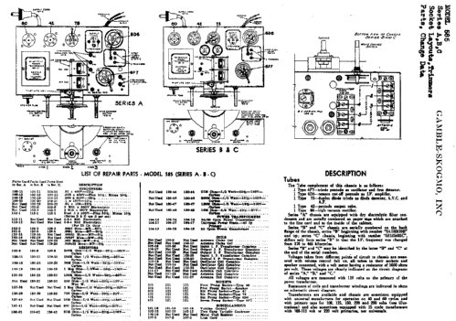 585C Ch= Series C; Gamble-Skogmo, Inc.; (ID = 367729) Radio