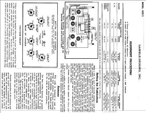 C6D11 Ch= Series A; Gamble-Skogmo, Inc.; (ID = 374195) Radio