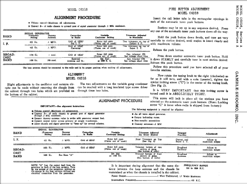 C6D16 Ch=series A; Gamble-Skogmo, Inc.; (ID = 375122) Radio