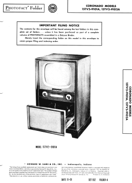 Coronado 15TV2-9101A; Gamble-Skogmo, Inc.; (ID = 2984858) Télévision