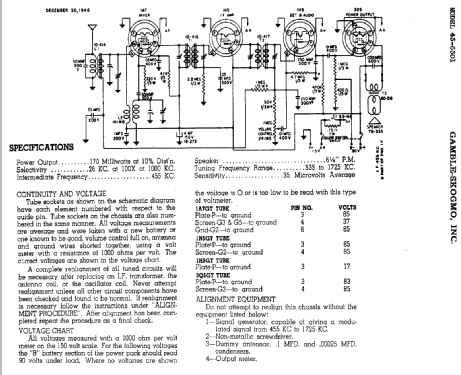 Coronado 43-6301 ; Gamble-Skogmo, Inc.; (ID = 363842) Radio