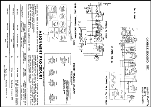 Coronado 43-8178 ; Gamble-Skogmo, Inc.; (ID = 383247) Radio