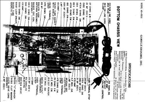 Coronado 43-8305 ; Gamble-Skogmo, Inc.; (ID = 365259) Radio