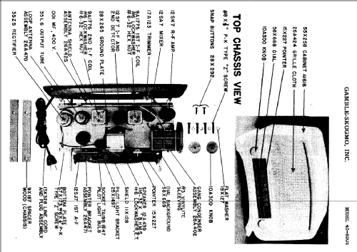 Coronado 43-8305 ; Gamble-Skogmo, Inc.; (ID = 365260) Radio