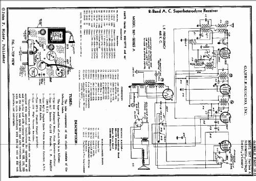 Coronado 587 Series A ; Gamble-Skogmo, Inc.; (ID = 111227) Radio