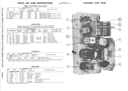 Coronado 94RA31-43-8116A ; Gamble-Skogmo, Inc.; (ID = 1543749) Radio