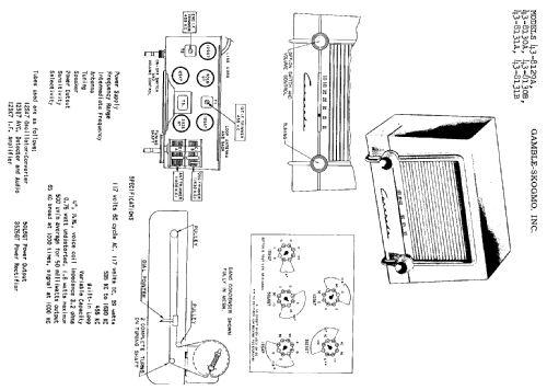 Coronado 94RA4-43-8130A ; Gamble-Skogmo, Inc.; (ID = 373106) Radio