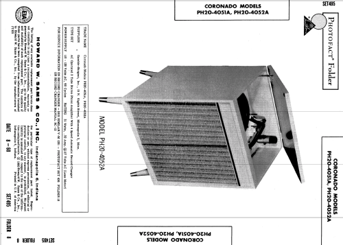 Coronado PA-4052A ; Gamble-Skogmo, Inc.; (ID = 586925) Sonido-V