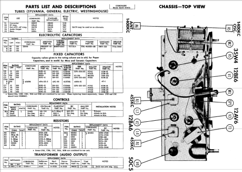 Coronado RA44-8341A ; Gamble-Skogmo, Inc.; (ID = 556232) Radio