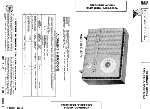 Coronado RA50-8231A ; Gamble-Skogmo, Inc.; (ID = 556258) Radio