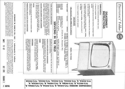 Coronado TV2-9417A; Gamble-Skogmo, Inc.; (ID = 2472741) Television