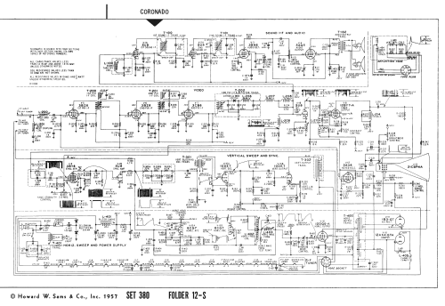 Coronado TV2-9485A ; Gamble-Skogmo, Inc.; (ID = 2481787) Télévision