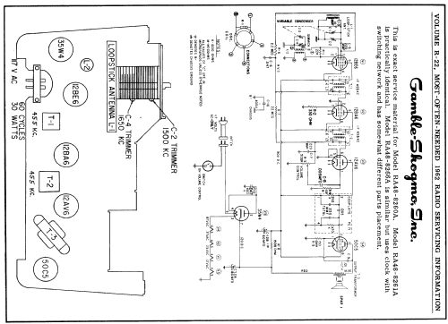 RA48-8261A ; Gamble-Skogmo, Inc.; (ID = 153624) Radio