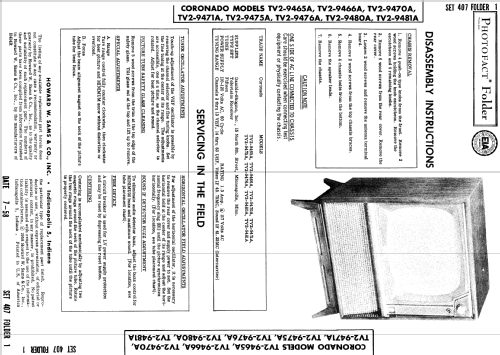 TV2-9476A ; Gamble-Skogmo, Inc.; (ID = 845362) Television