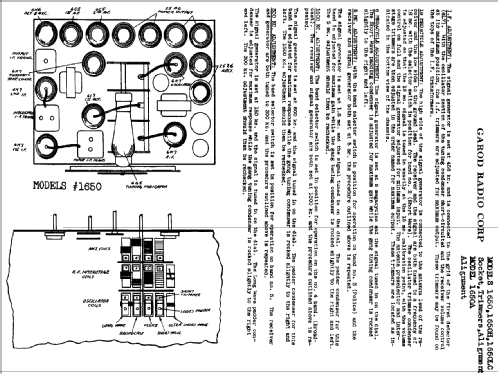 1650 ; Garod Radio Corp.; (ID = 380101) Radio