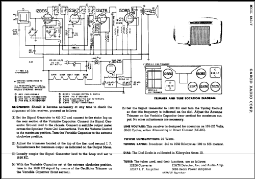 The Commodore 5A2-Y; Garod Radio Corp.; (ID = 384000) Radio