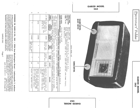 5A3 ; Garod Radio Corp.; (ID = 1389319) Radio