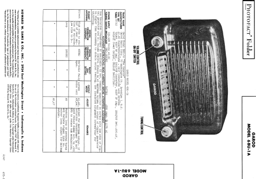 6BU1A The Senator ; Garod Radio Corp.; (ID = 433636) Radio