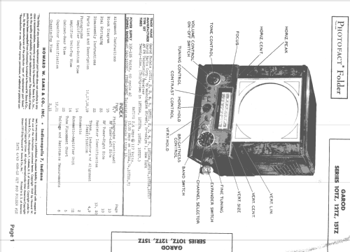 AM FM Television Receiver 10TZ Series 10TZ2; Garod Radio Corp.; (ID = 1450717) TV Radio